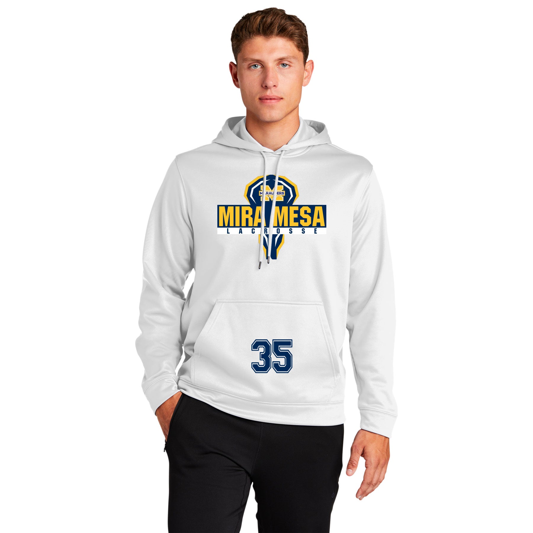MIRA MESA LACROSSE UNISEX PERFORMANCE HOODED SWEATSHIRT