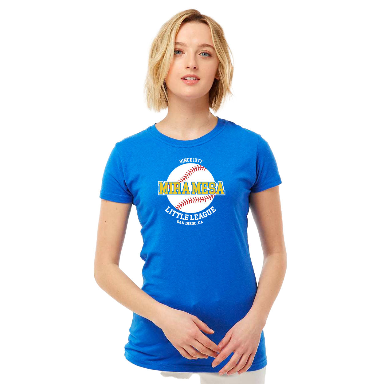 MIRA MESA LITTLE LEAGUE MARQUEE SLIM FIT JERSEY TEE