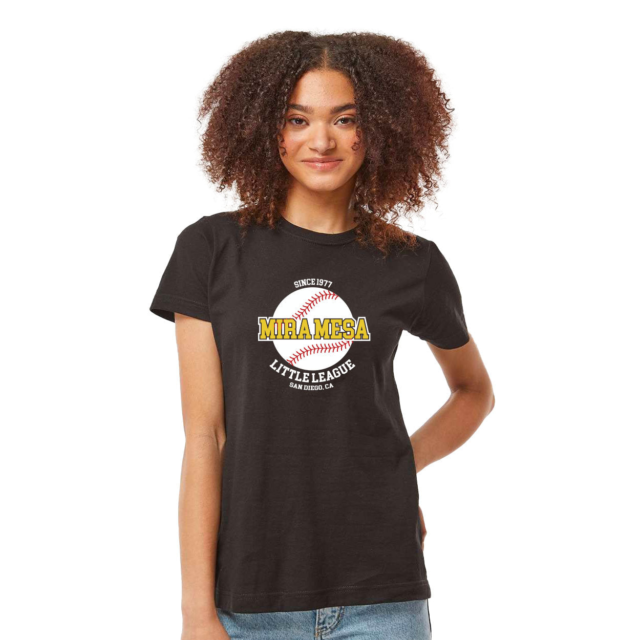 MIRA MESA LITTLE LEAGUE MARQUEE SLIM FIT JERSEY TEE
