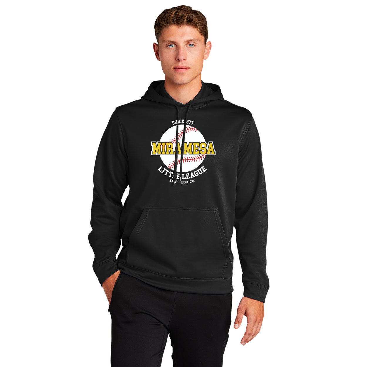 MIRA MESA LITTLE LEAGUE MARQUEE PERFORMANCE HOODED SWEATSHIRT