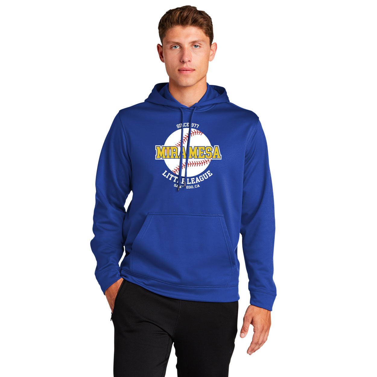 MIRA MESA LITTLE LEAGUE MARQUEE PERFORMANCE HOODED SWEATSHIRT