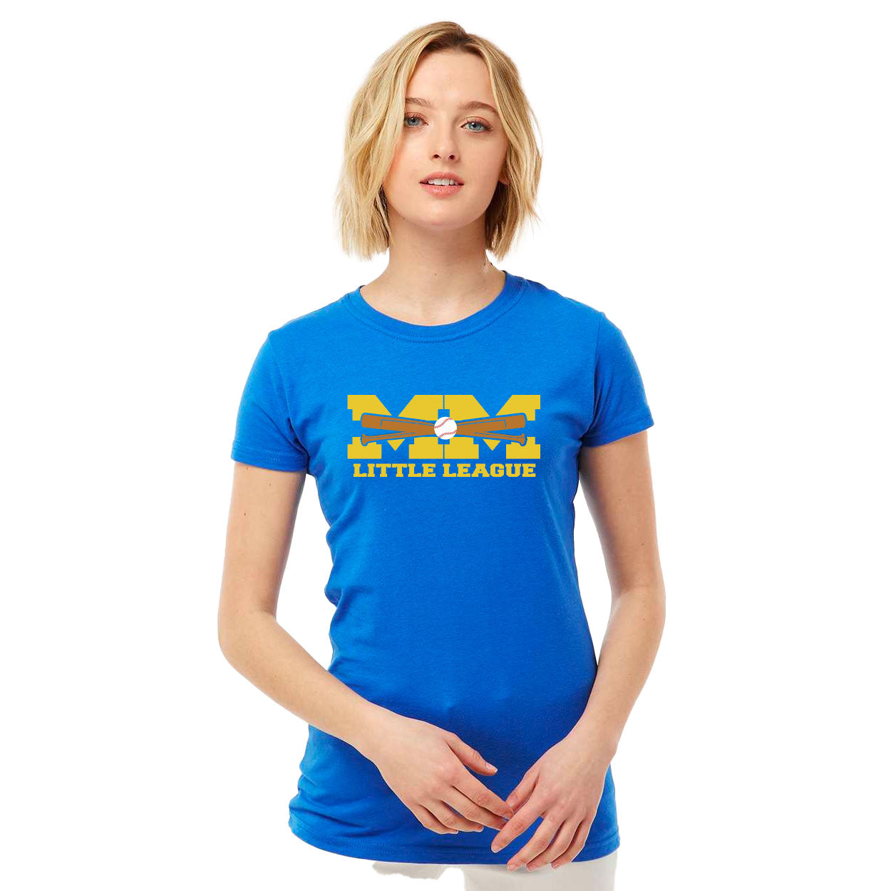 MIRA MESA LITTLE LEAGUE MM BATS SLIM FIT JERSEY TEE