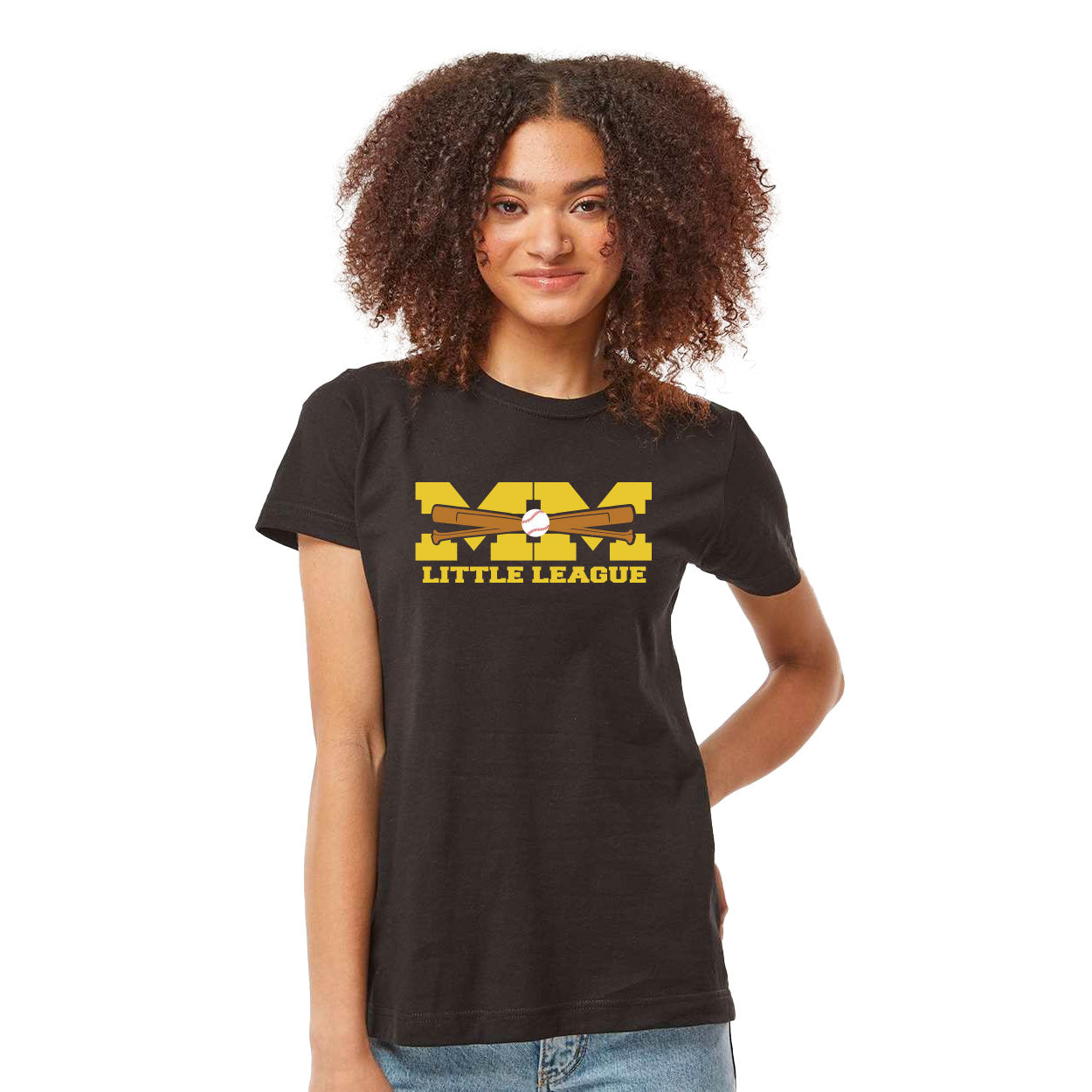 MIRA MESA LITTLE LEAGUE MM BATS SLIM FIT JERSEY TEE