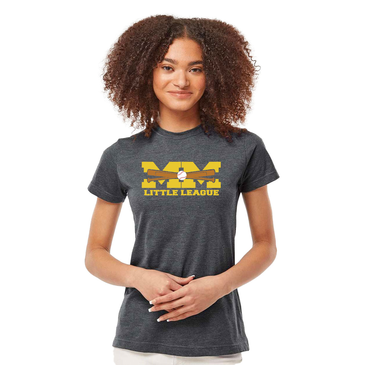 MIRA MESA LITTLE LEAGUE MM BATS SLIM FIT JERSEY TEE