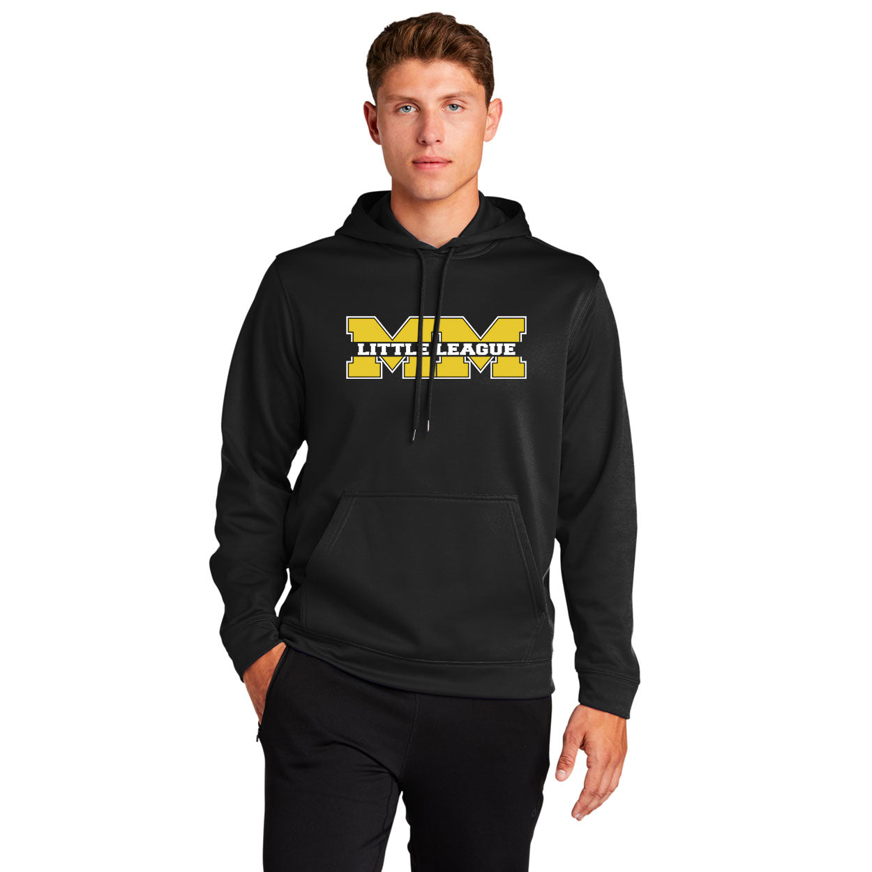 MIRA MESA LITTLE LEAGUE DOUBLE M'S PERFORMANCE HOODED SWEATSHIRT