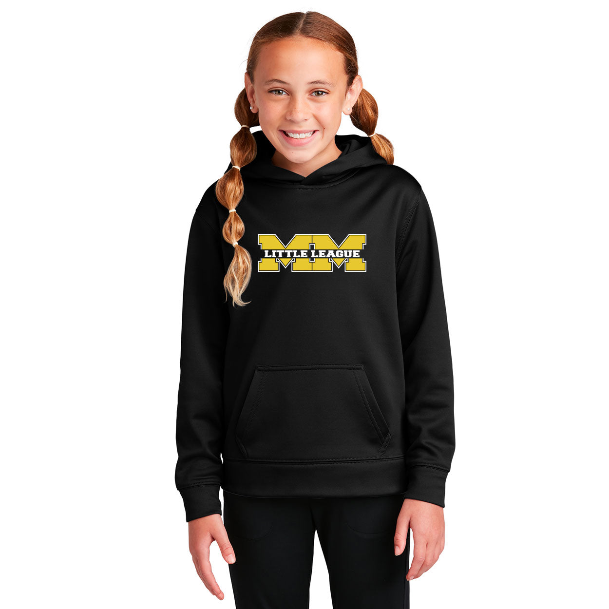 MIRA MESA LITTLE LEAGUE DOUBLE M'S PERFORMANCE HOODED SWEATSHIRT