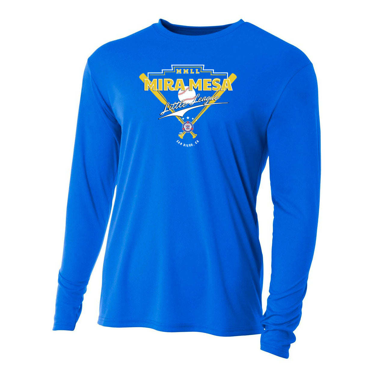 MIRA MESA LITTLE LEAGUE LEGACY LONG SLEEVE PERFORMANCE TEE