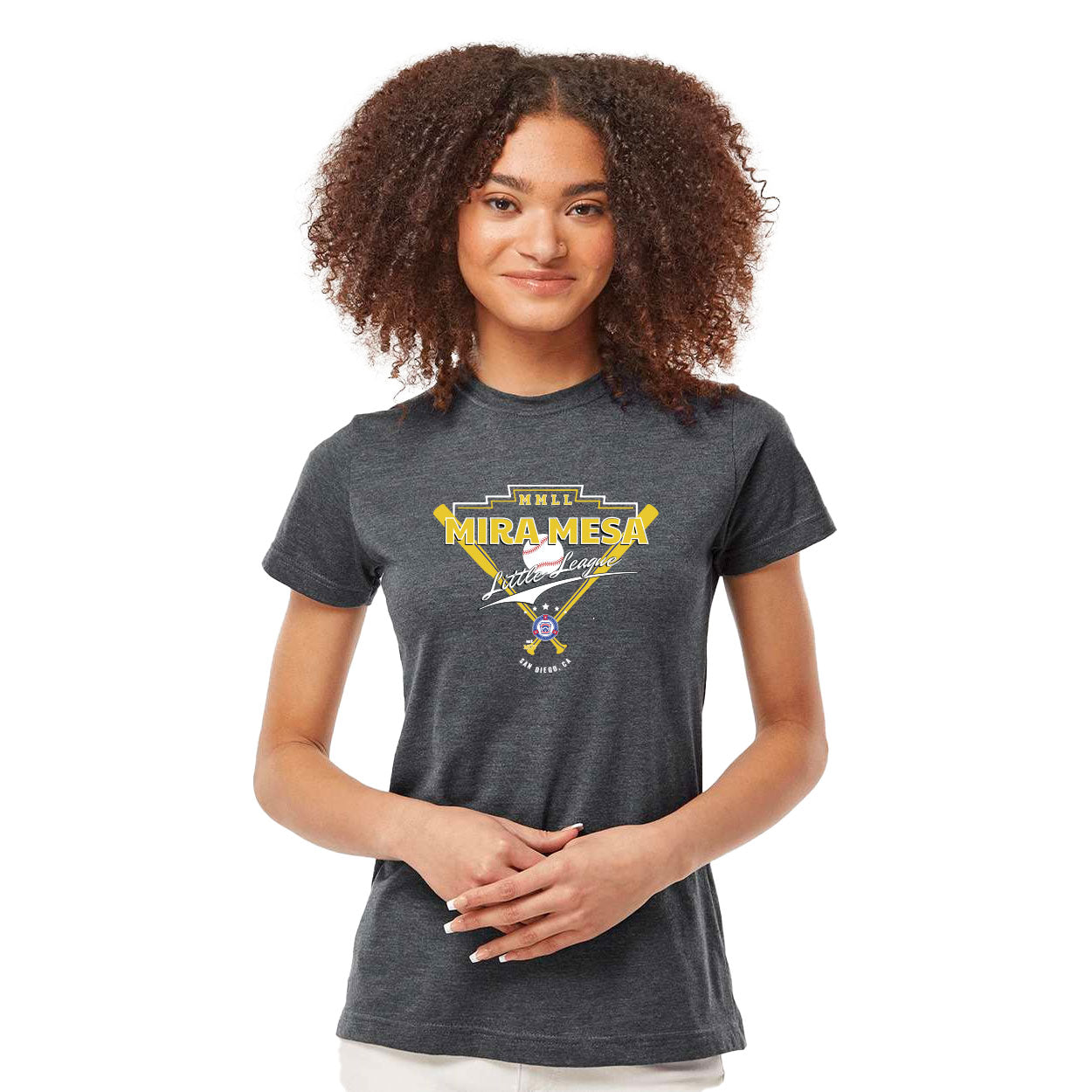 MIRA MESA LITTLE LEAGUE LEGACY SLIM FIT JERSEY TEE