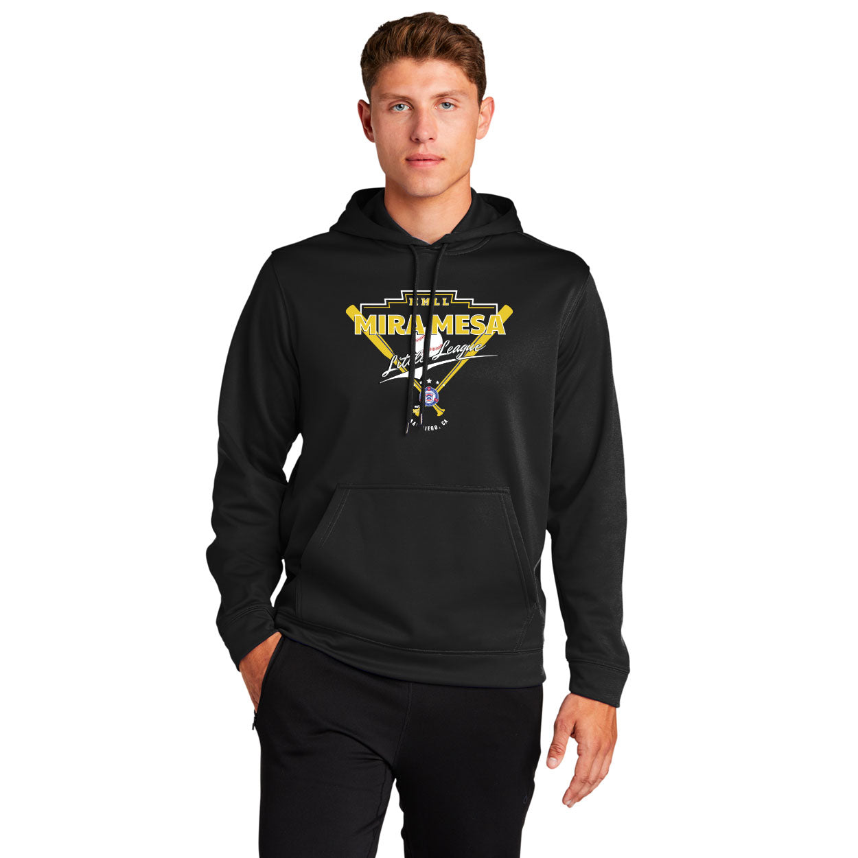 MIRA MESA LITTLE LEAGUE LEGACY PERFORMANCE HOODED SWEATSHIRT