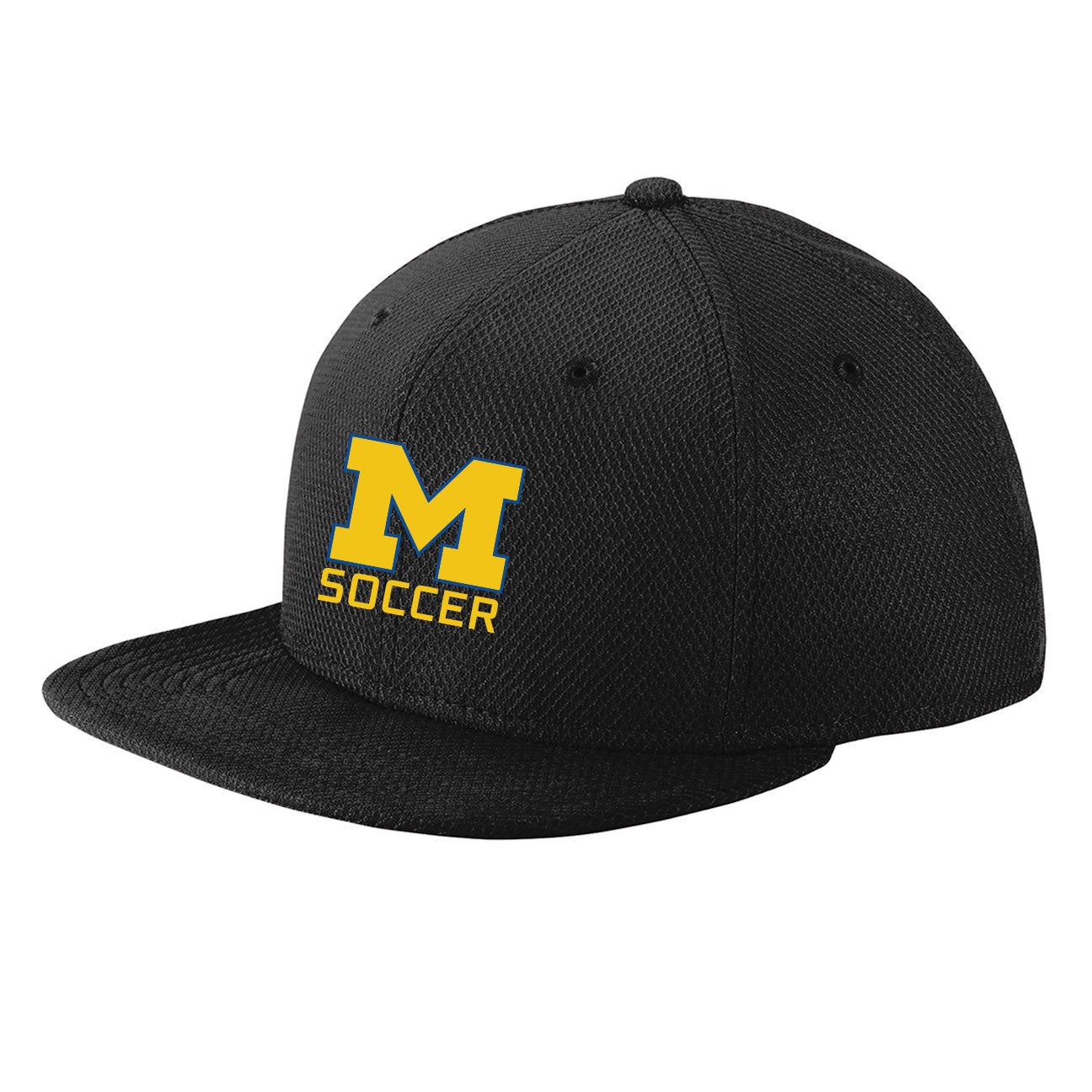 MIRA MESA SOCCER LOGO NEW ERA ORIGINAL FIT DIAMOND ERA FLAT BILL SNAPBACK CAP
