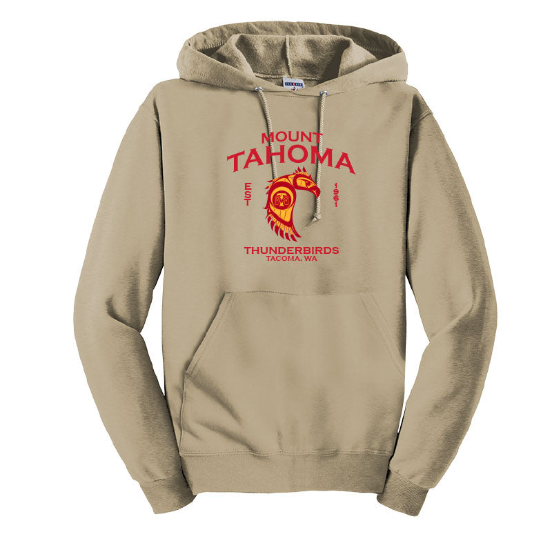 MT TAHOMA LOGO SOFTSTYLE PULLOVER HOODED SWEATSHIRT