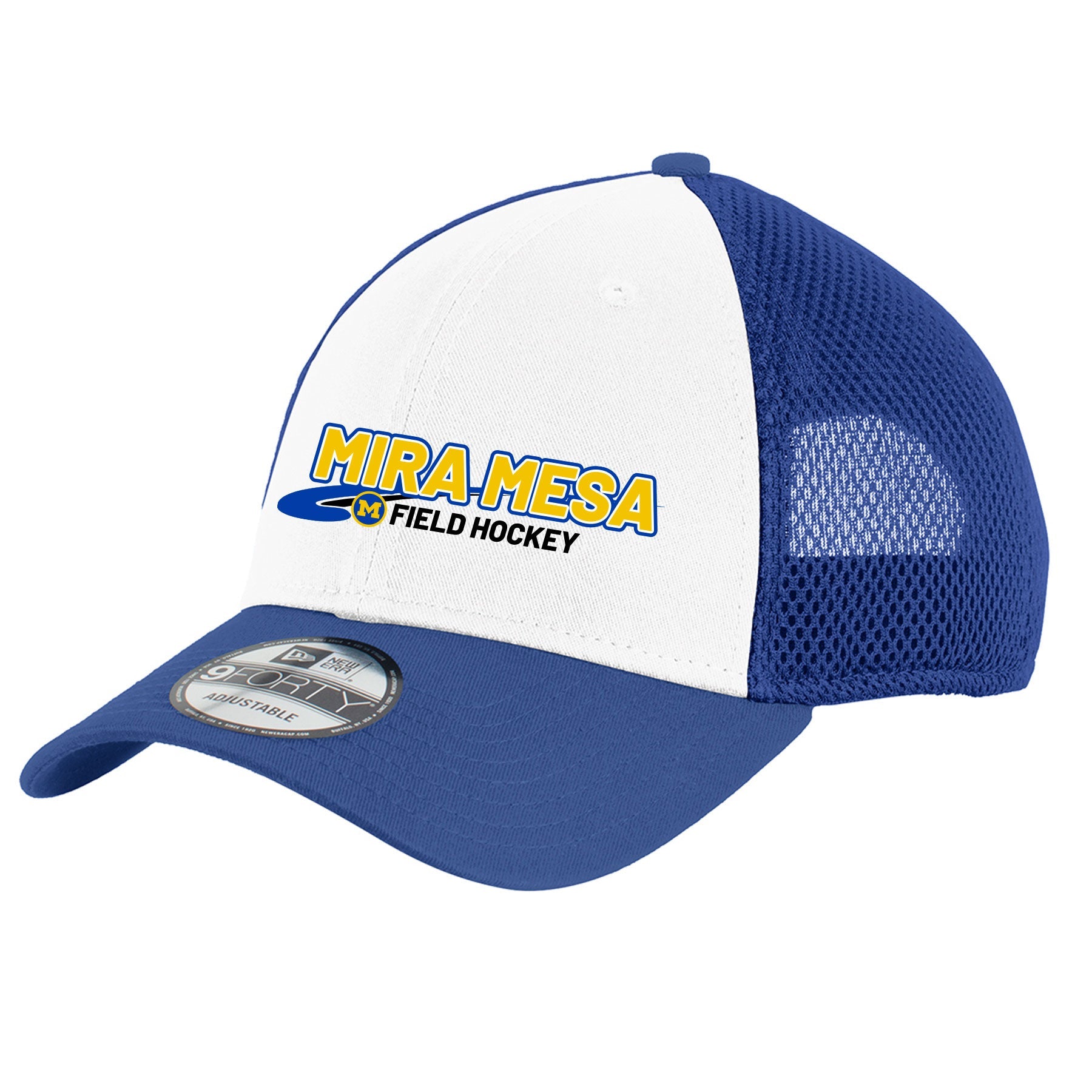 MIRA MESA FIELD HOCKEY LOGO NEW ERA SNAPBACK CONTRAST FRONT MESH CAP
