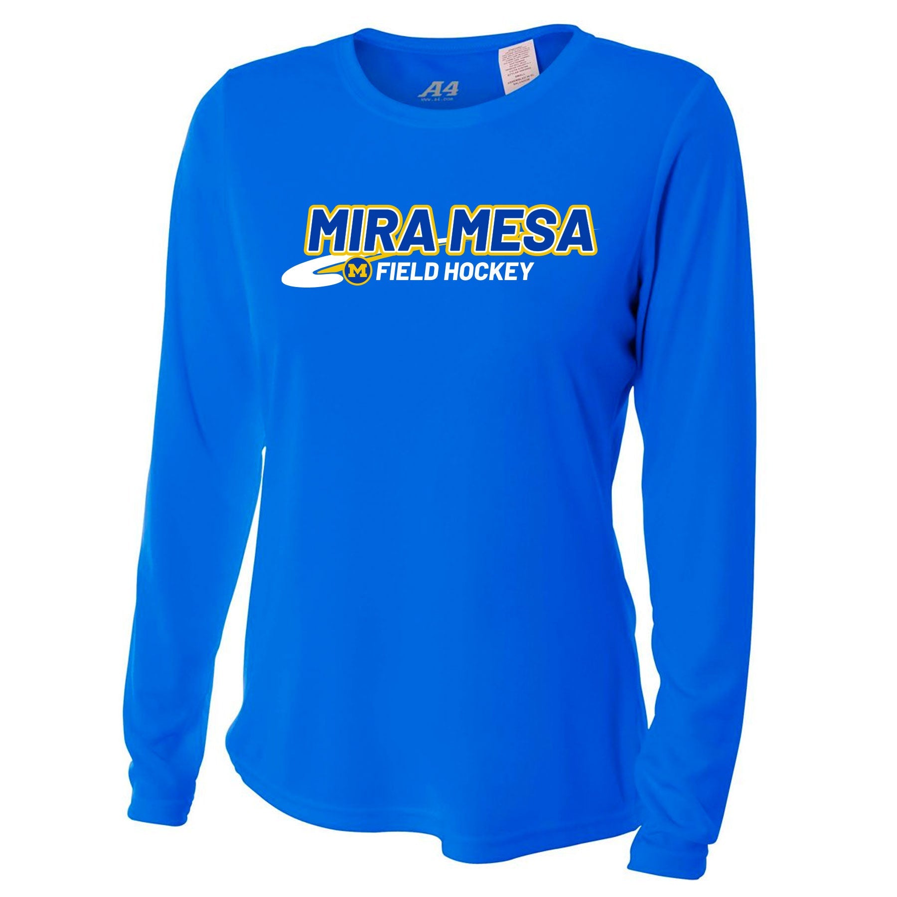 MIRA MESA FIELD HOCKEY LOGO PERFORMANCE LONG SLEEVE TEE