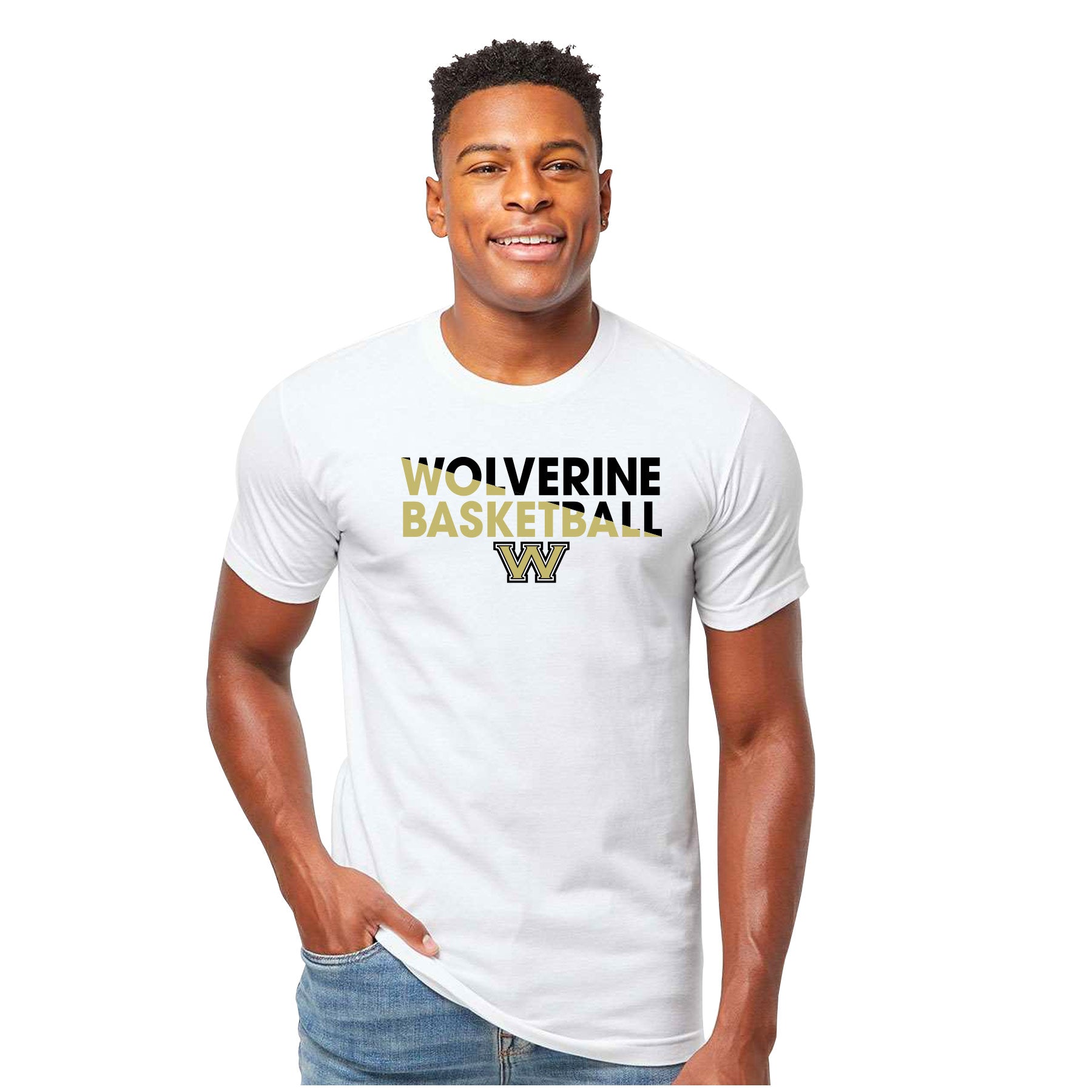 WOLVERINE BASKETBALL SLICE T-SHIRT