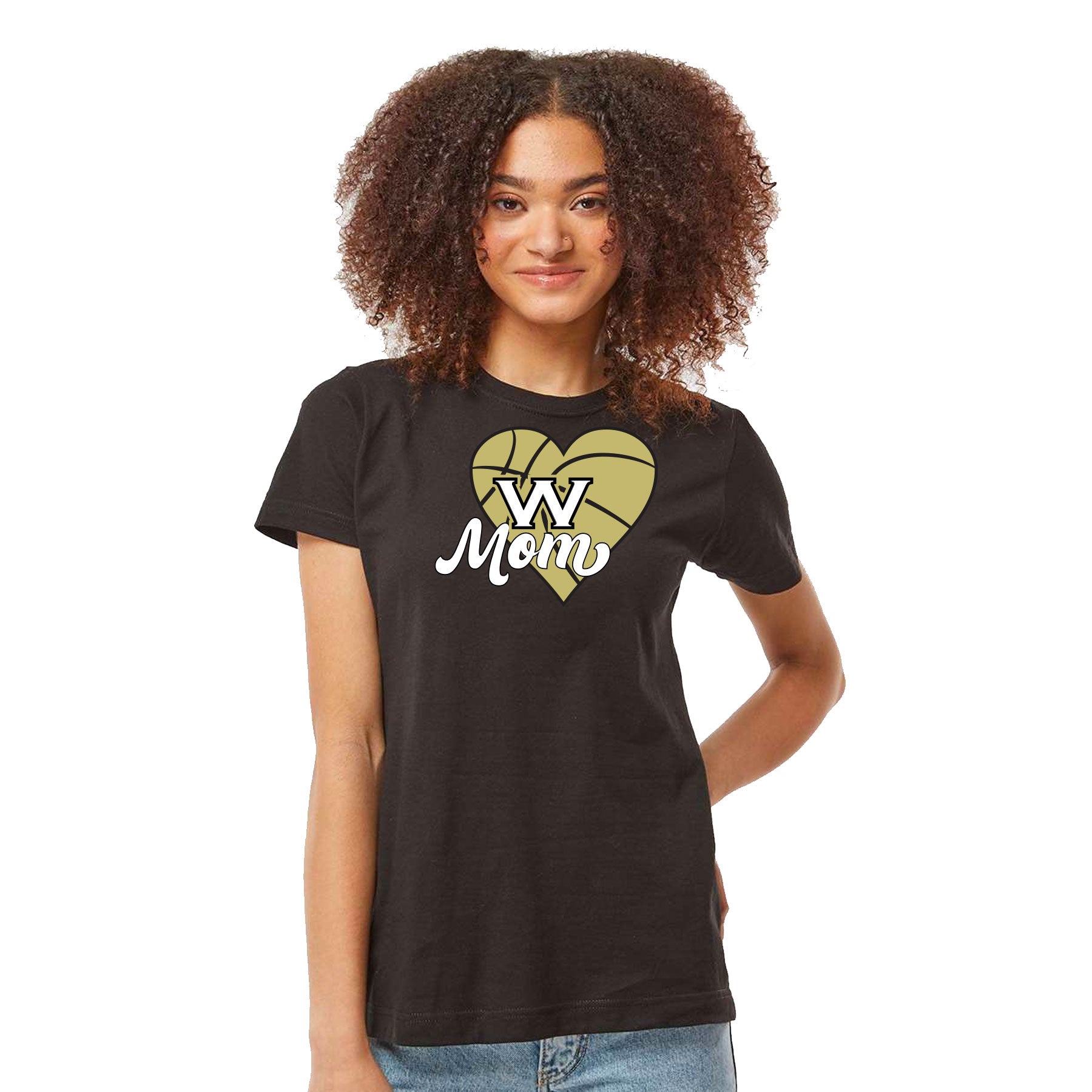 WOLVERINE BASKETBALL MOM T-SHIRT