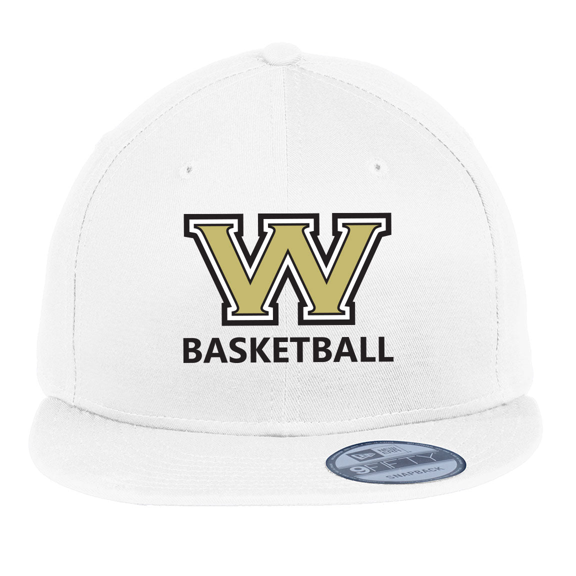 WOLVERINE BASKETBALL NEW ERA FLAT BILL SNAPBACK CAP - CLASSIC LOGO