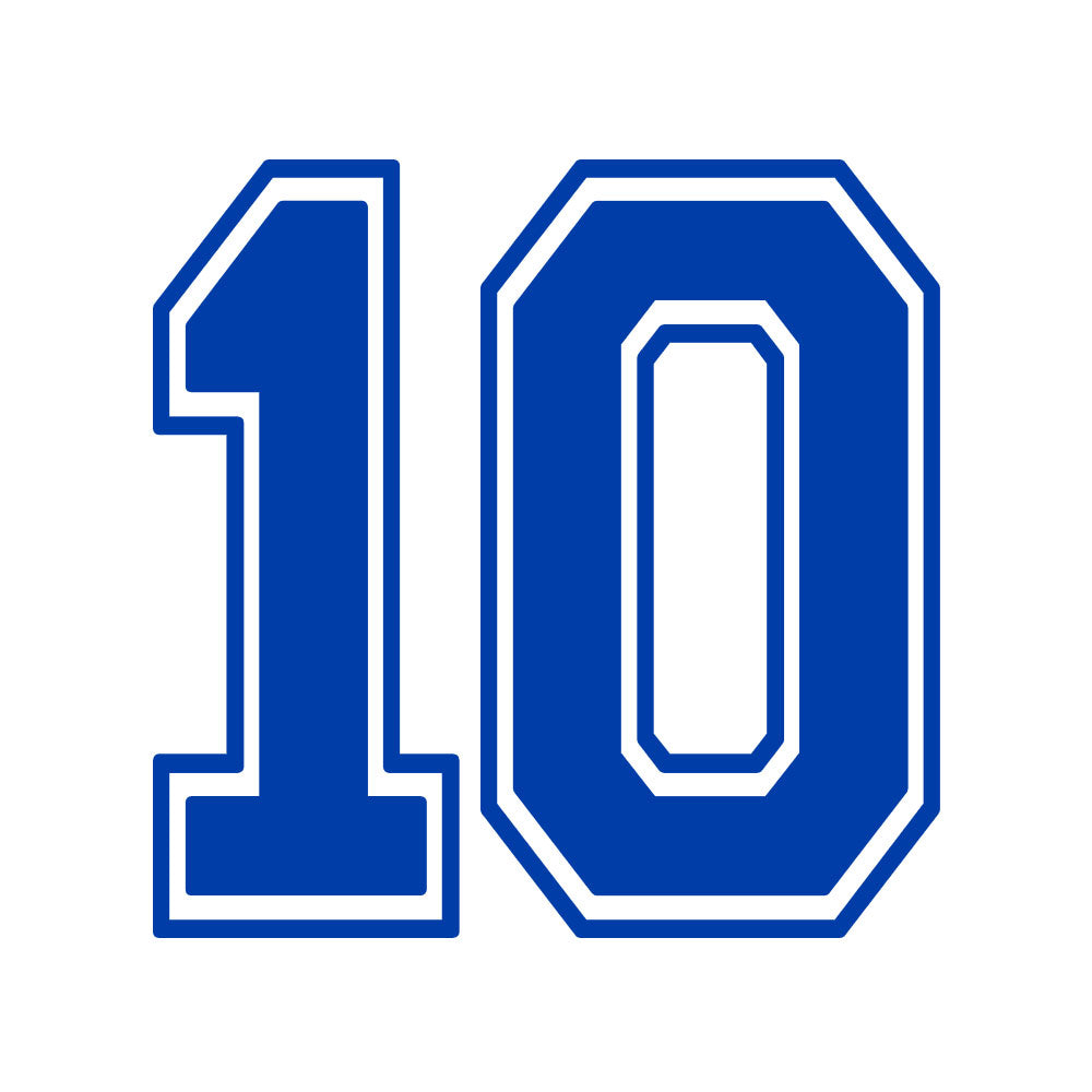 CUSTOM NUMBER MIRA MESA - BLUE