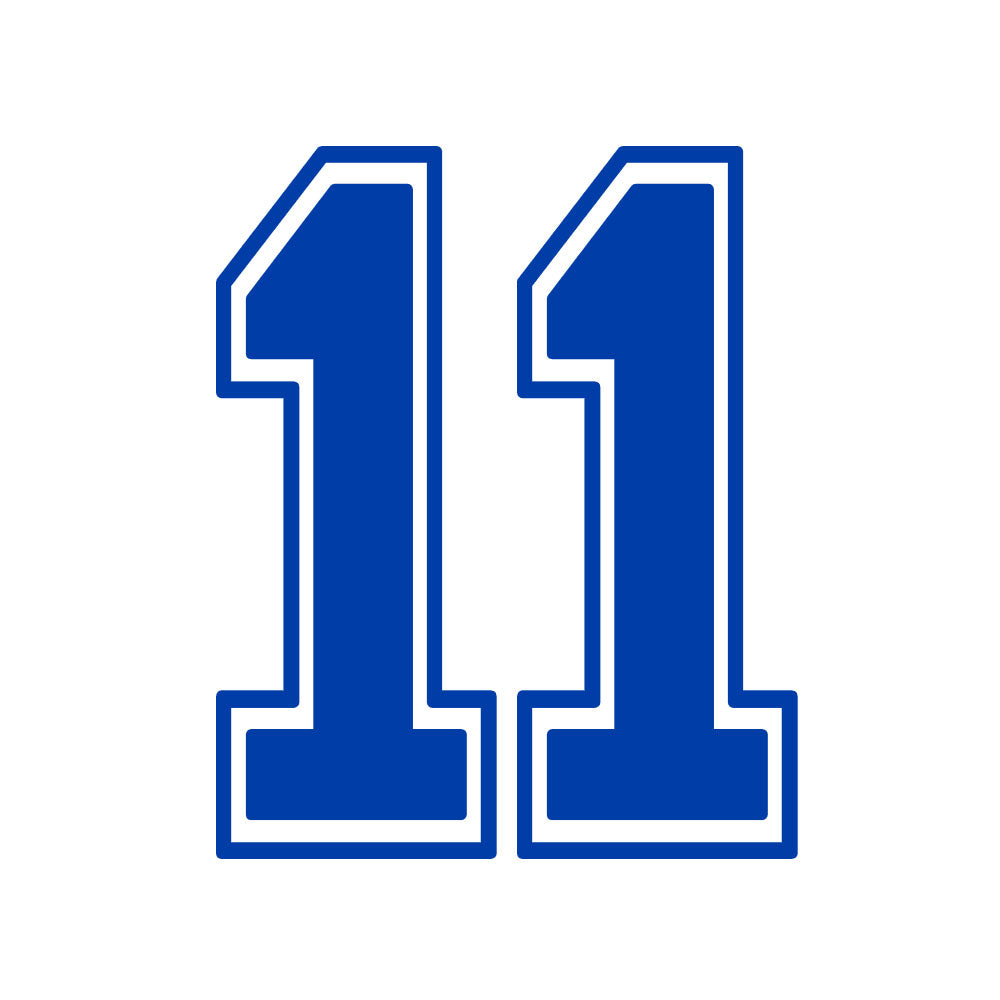 CUSTOM NUMBER MIRA MESA - BLUE