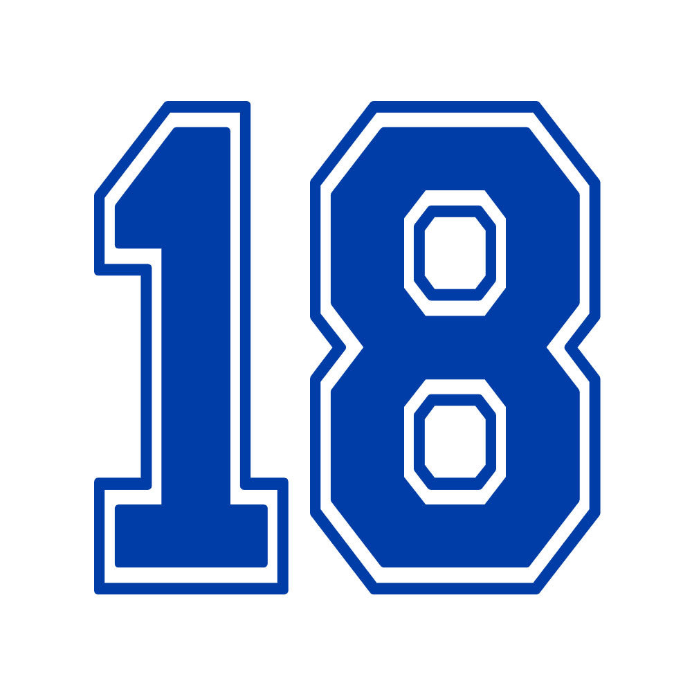 CUSTOM NUMBER MIRA MESA - BLUE