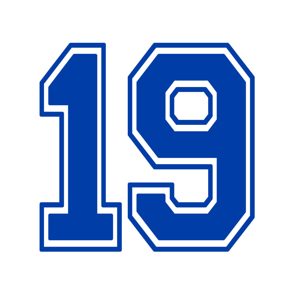 CUSTOM NUMBER MIRA MESA - BLUE