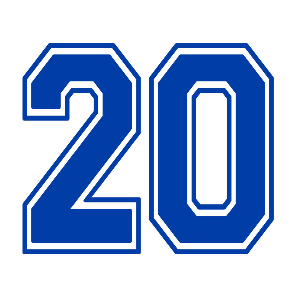 CUSTOM NUMBER MIRA MESA - BLUE