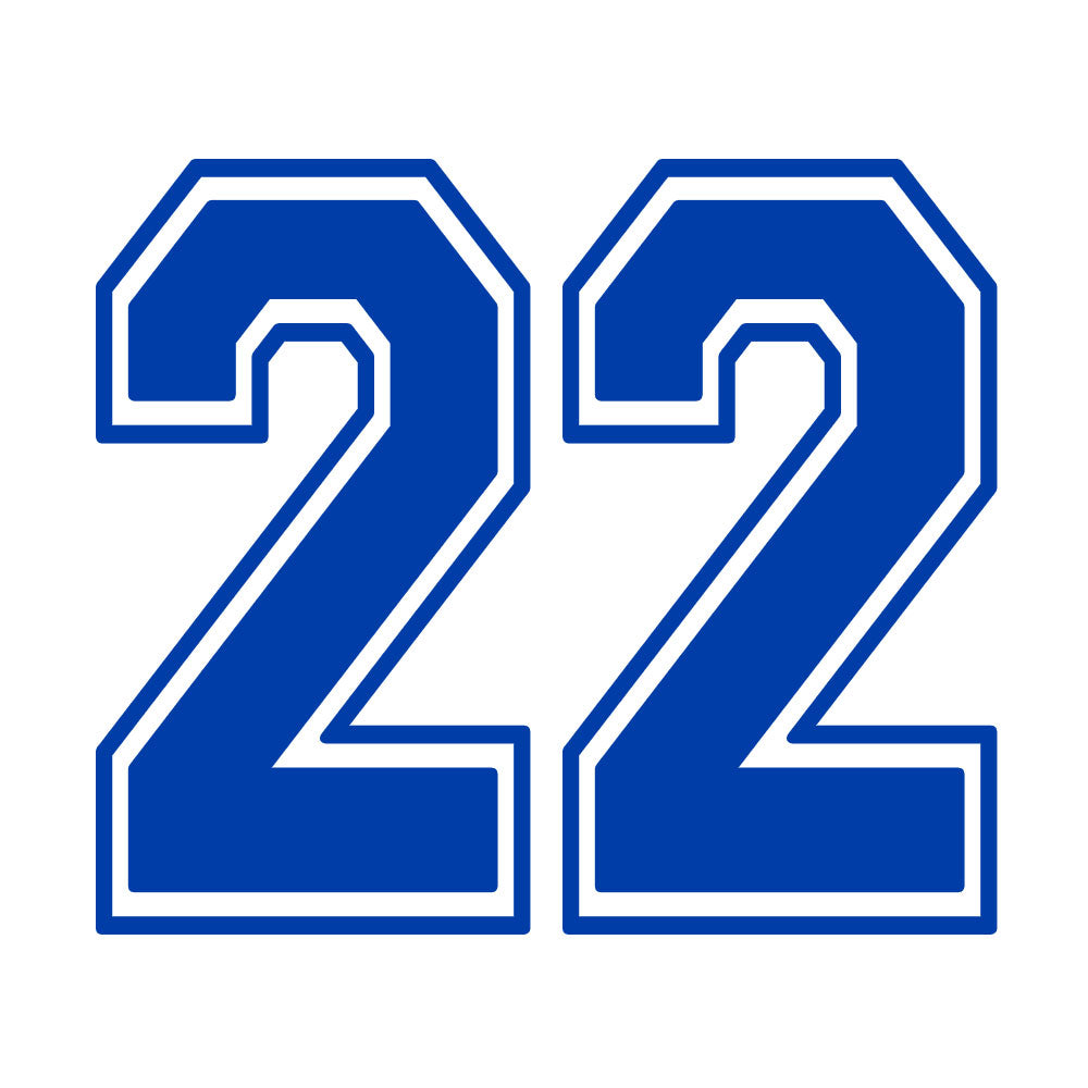 CUSTOM NUMBER MIRA MESA - BLUE