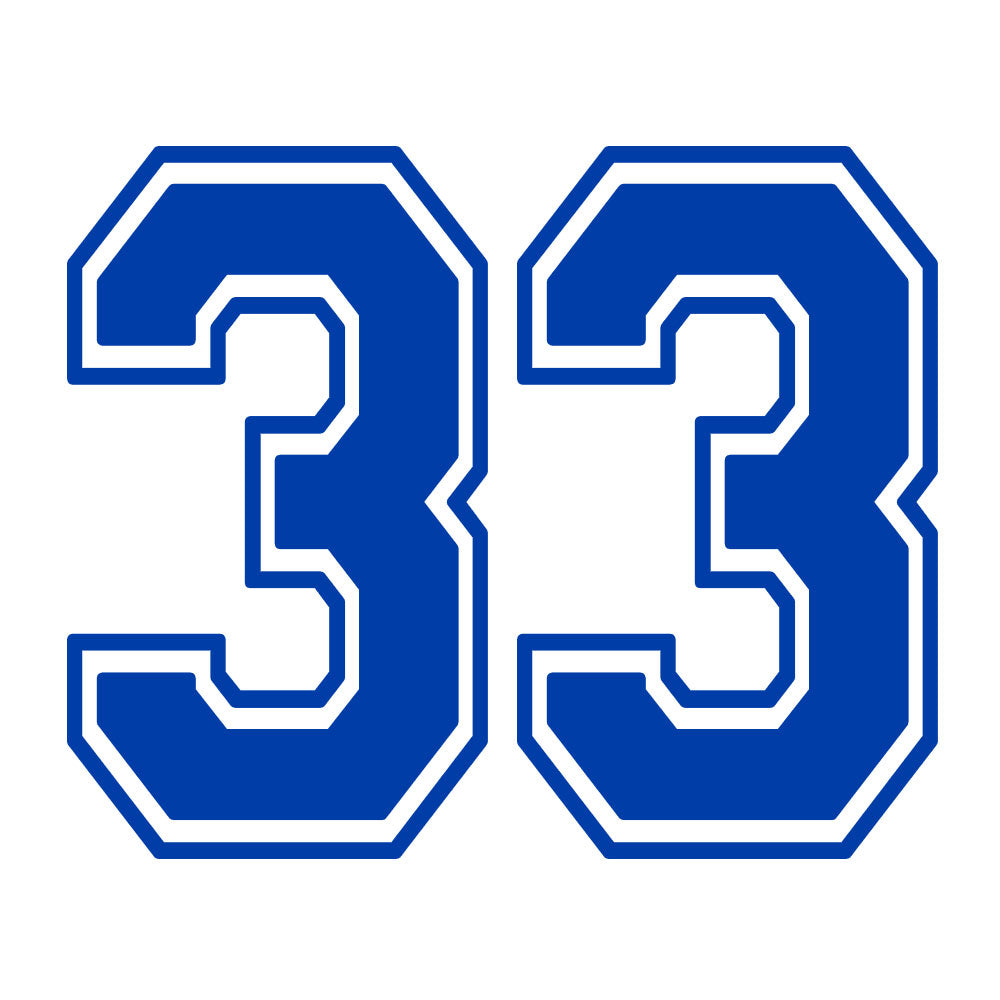 CUSTOM NUMBER MIRA MESA - BLUE