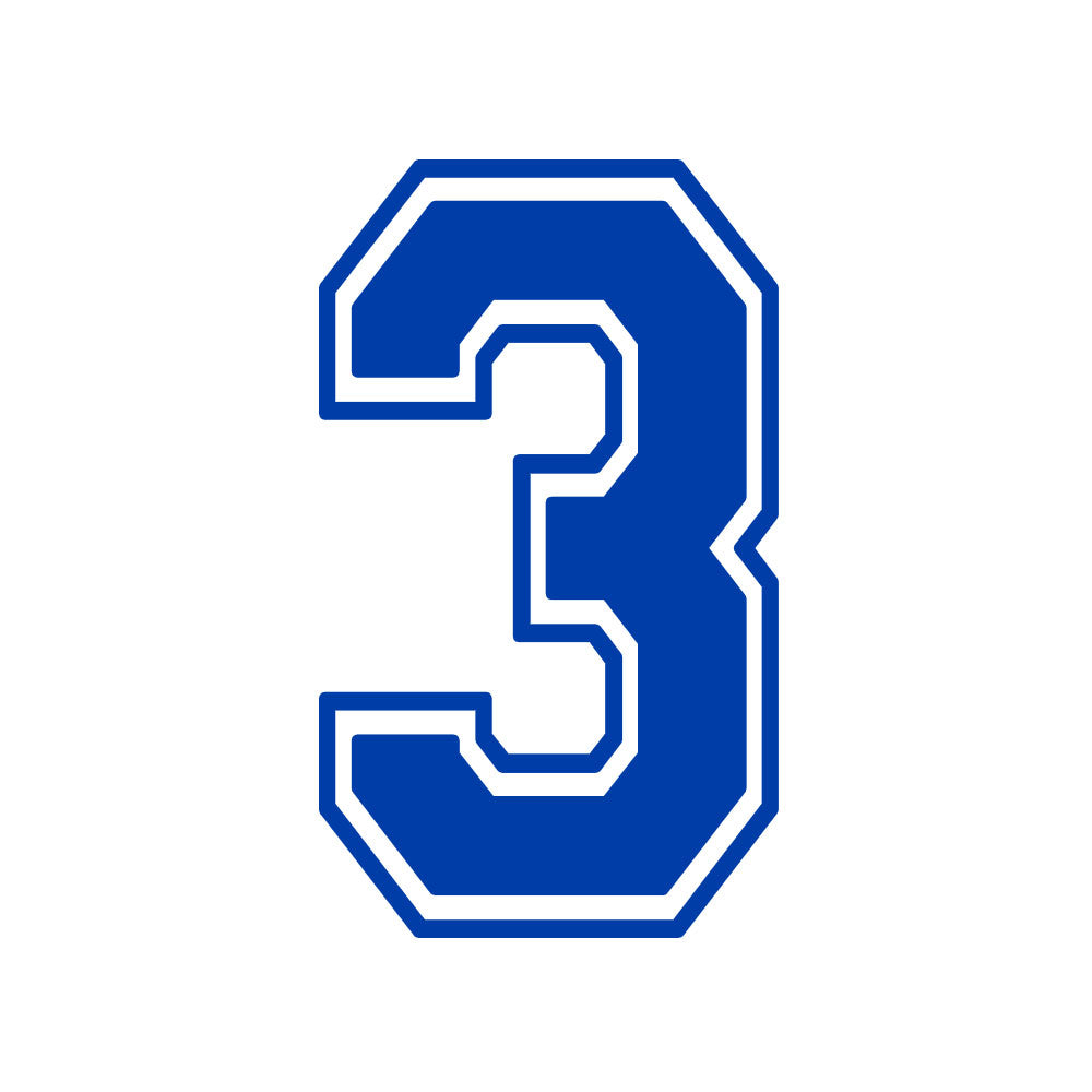 CUSTOM NUMBER MIRA MESA - BLUE