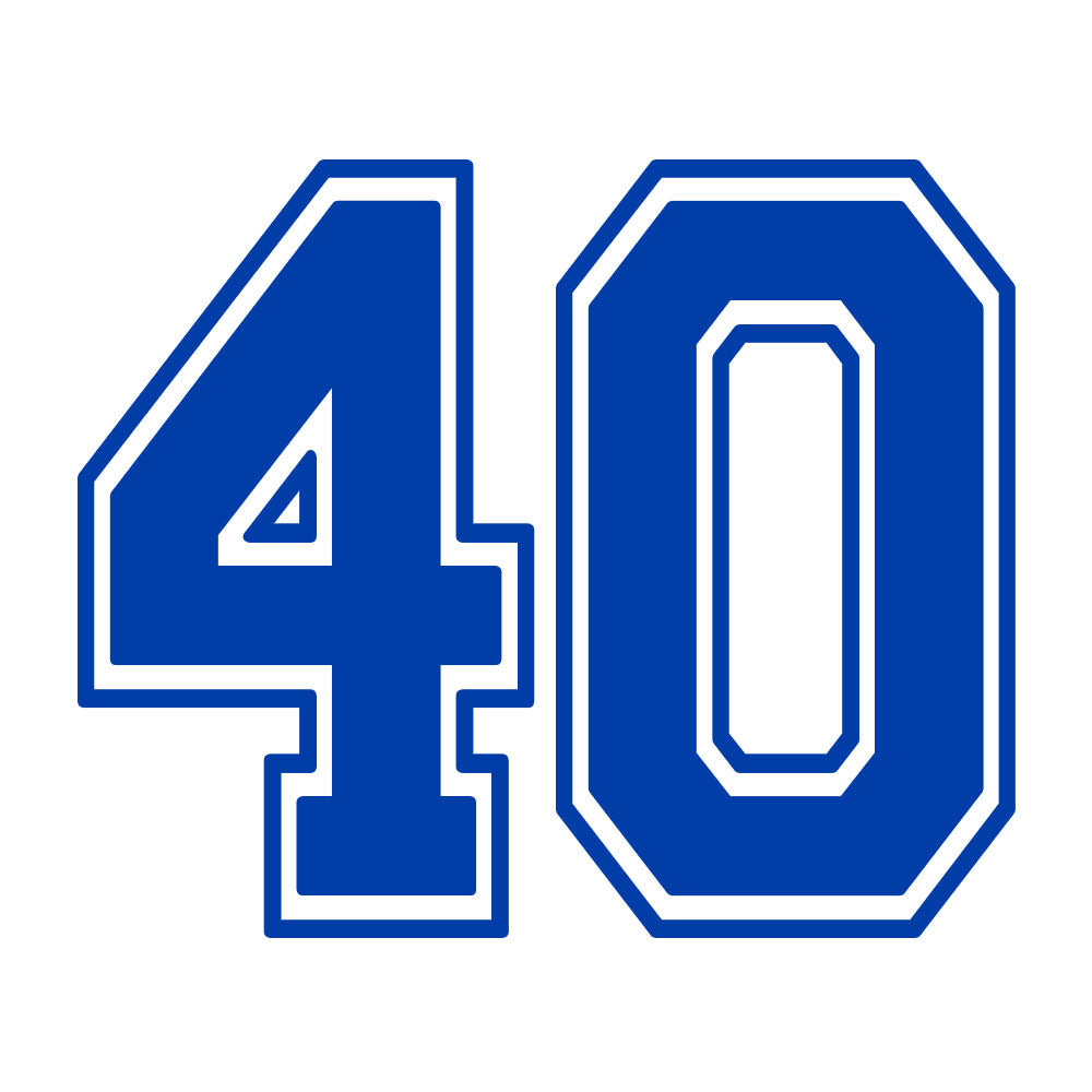 CUSTOM NUMBER MIRA MESA - BLUE