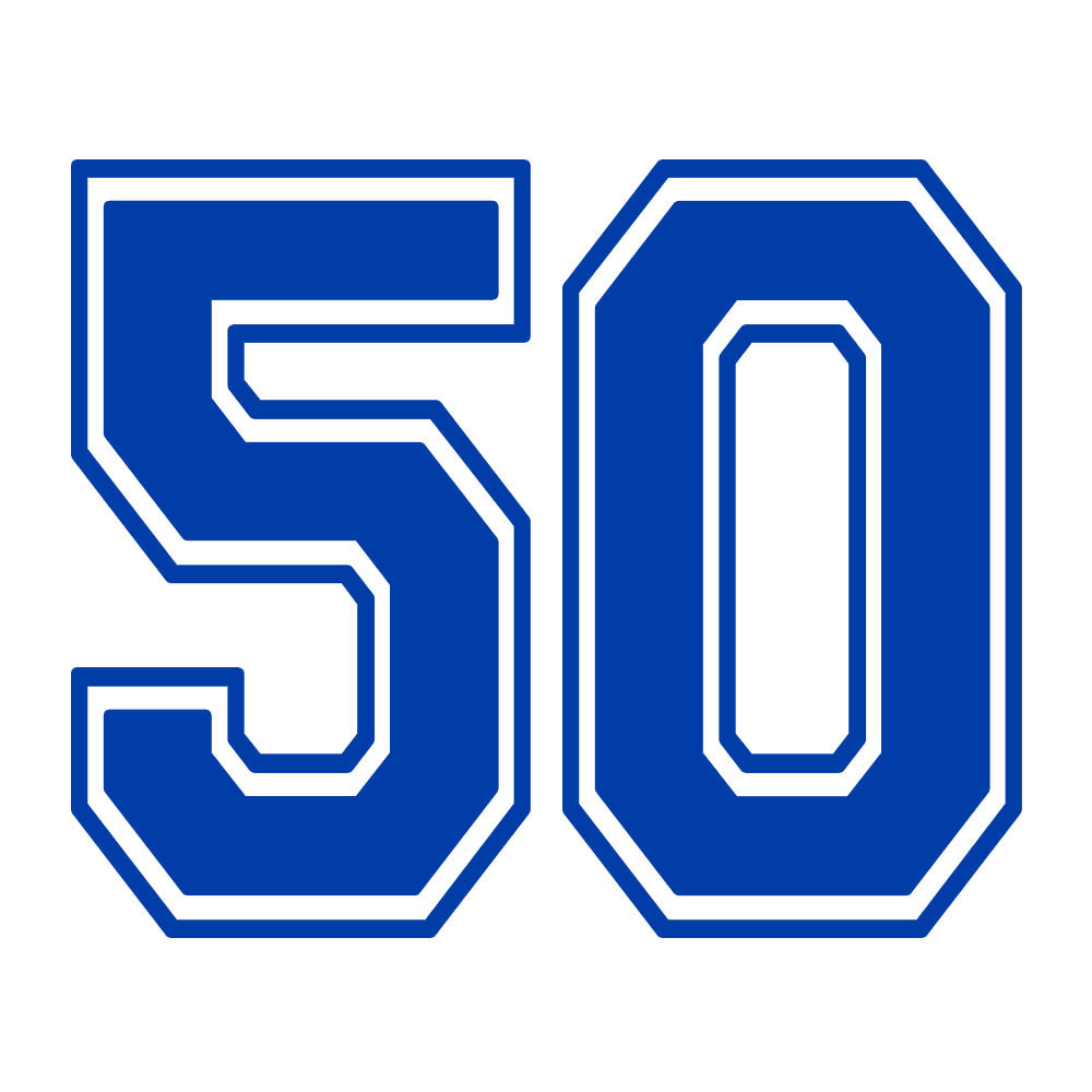 CUSTOM NUMBER MIRA MESA - BLUE