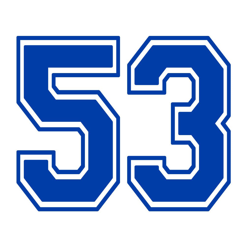 CUSTOM NUMBER MIRA MESA - BLUE