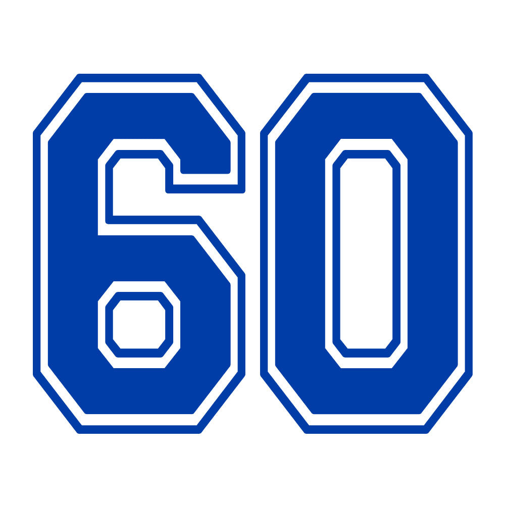 CUSTOM NUMBER MIRA MESA - BLUE