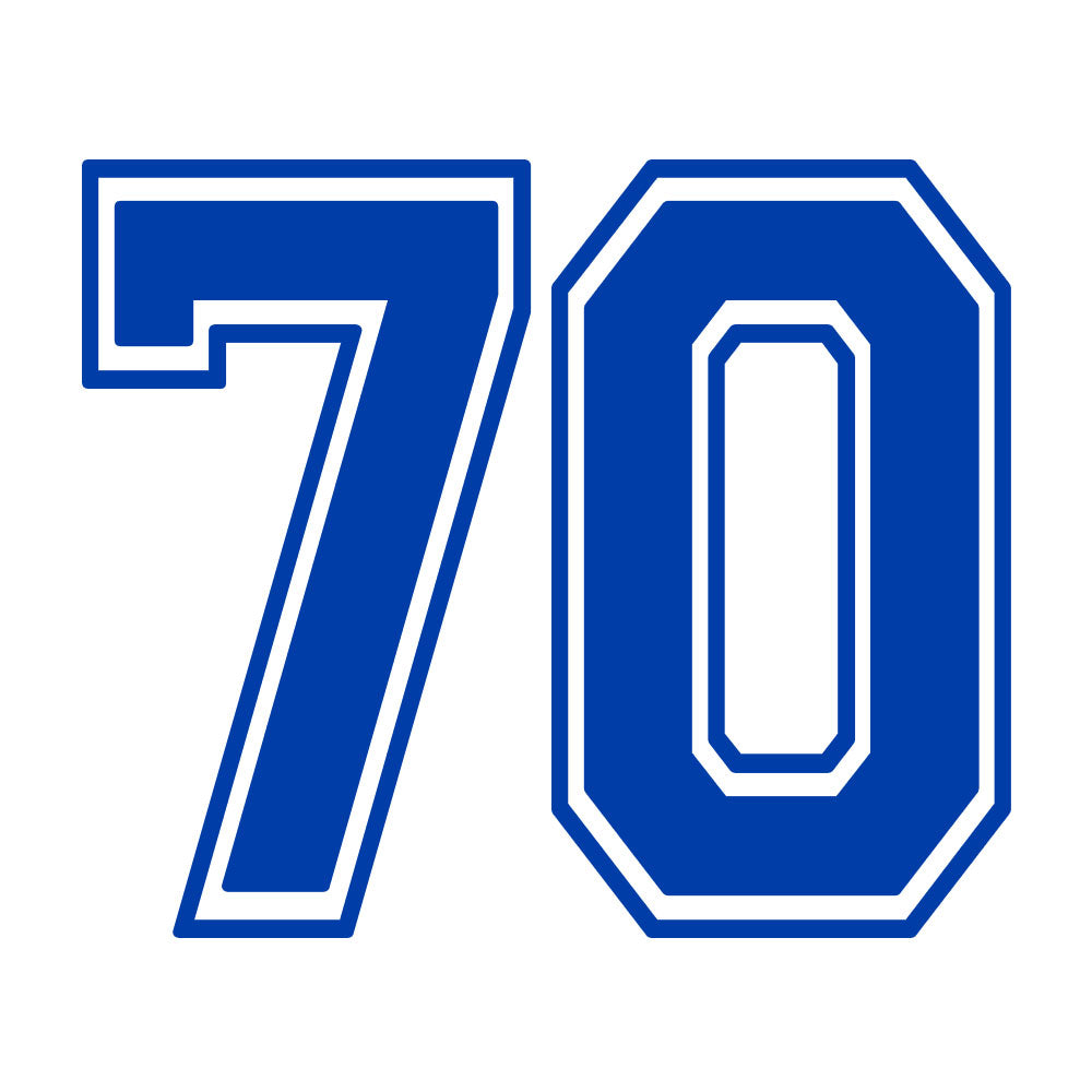 CUSTOM NUMBER MIRA MESA - BLUE