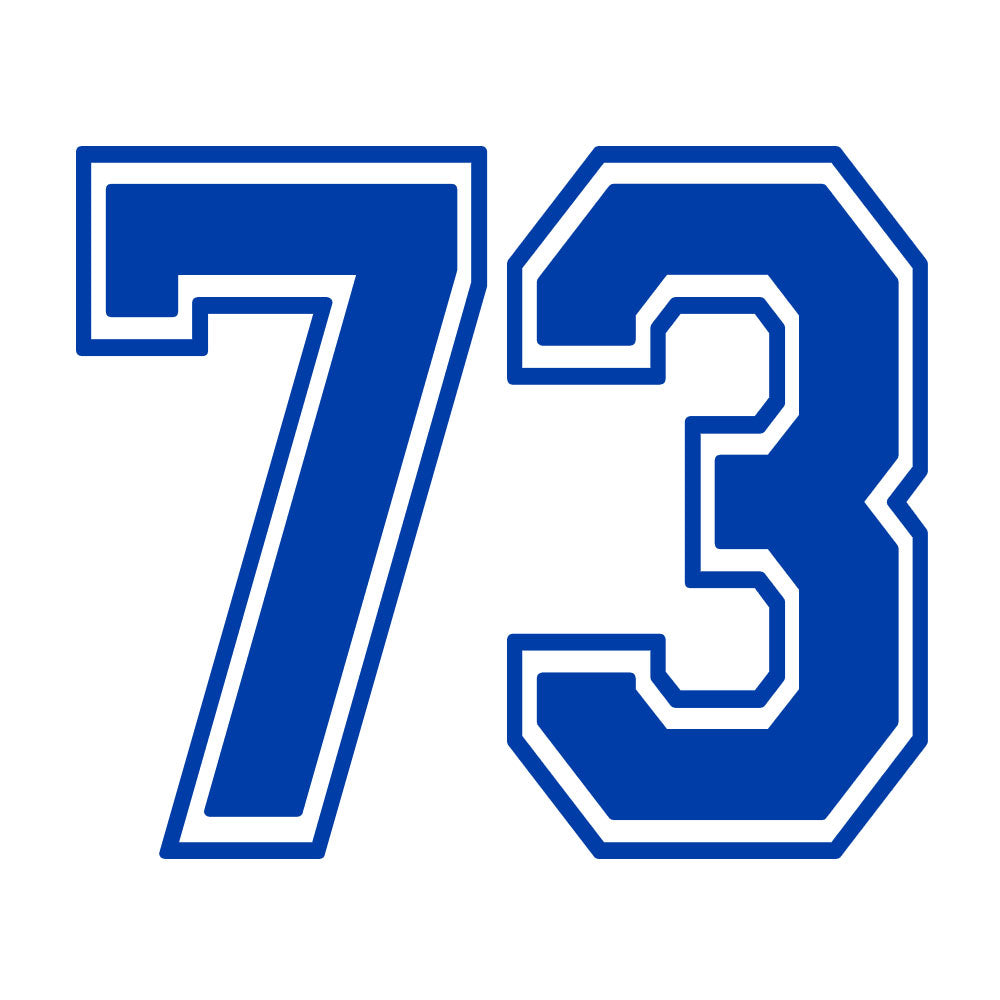 CUSTOM NUMBER MIRA MESA - BLUE