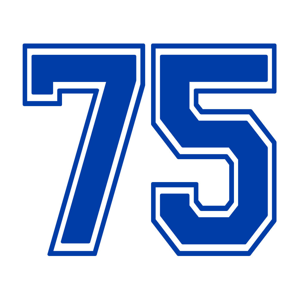 CUSTOM NUMBER MIRA MESA - BLUE