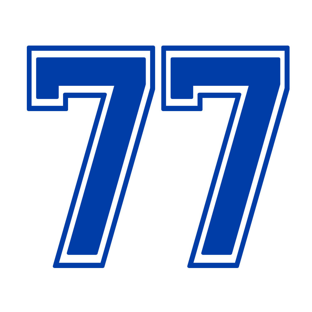 CUSTOM NUMBER MIRA MESA - BLUE