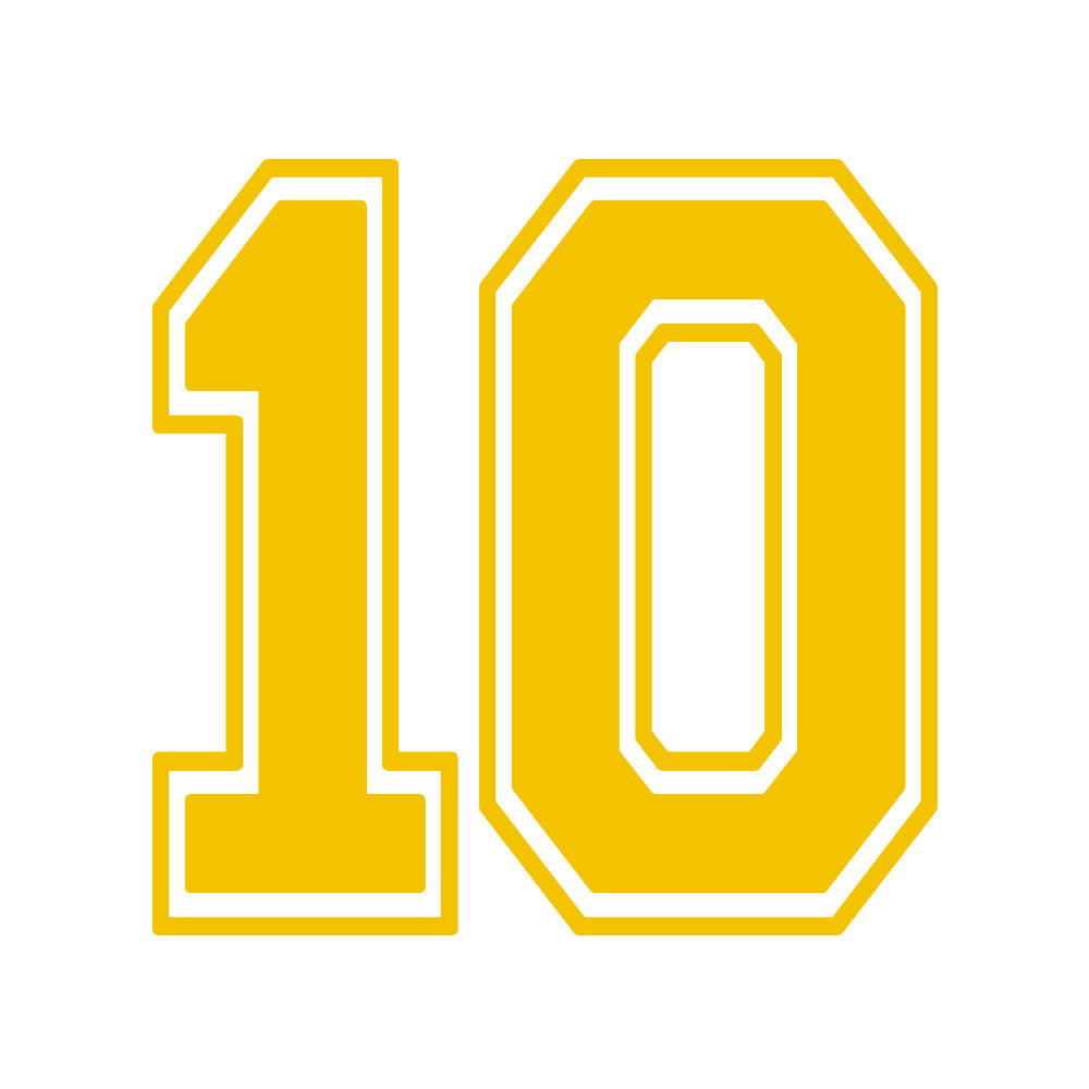 CUSTOM NUMBER MIRA MESA - YELLOW