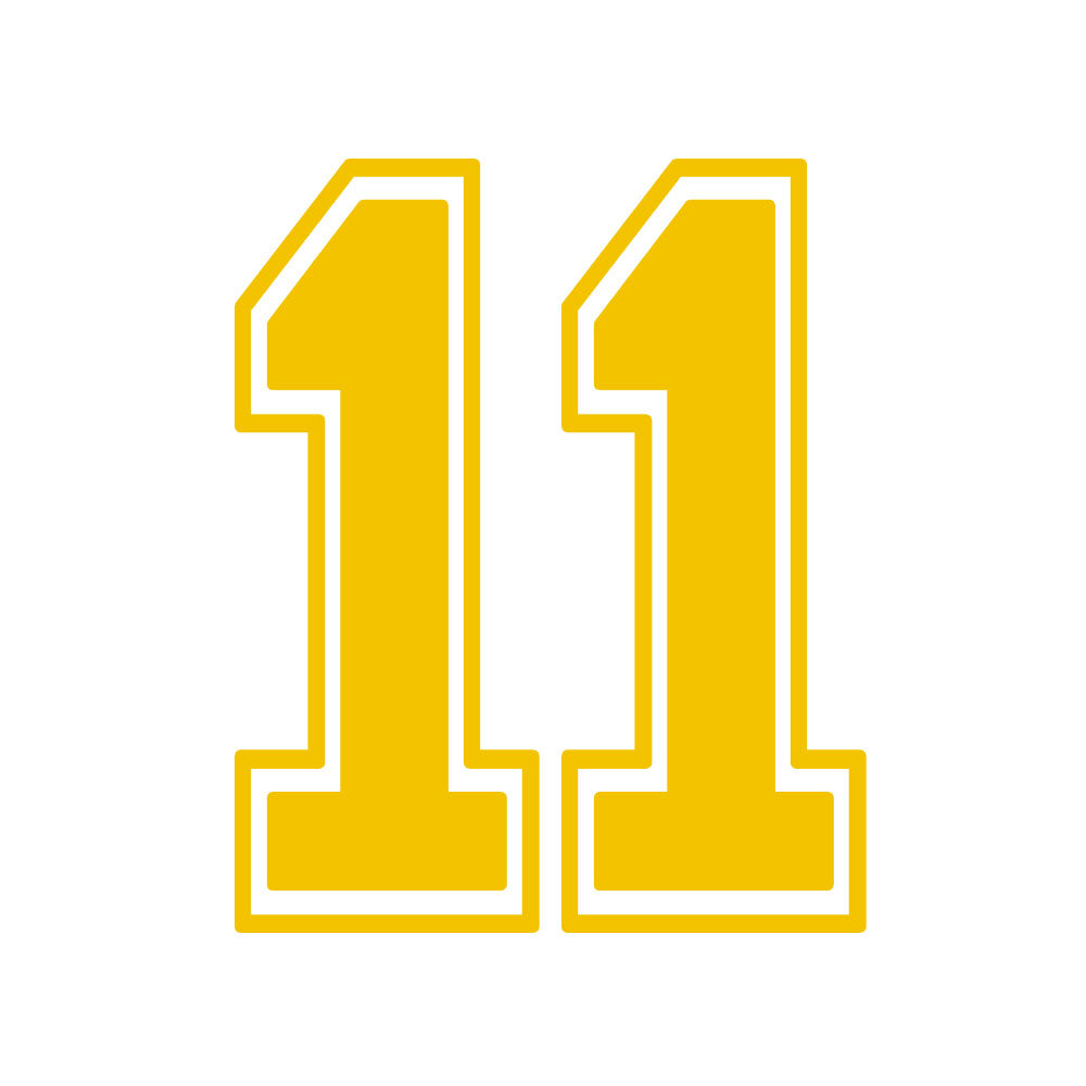 CUSTOM NUMBER MIRA MESA - YELLOW
