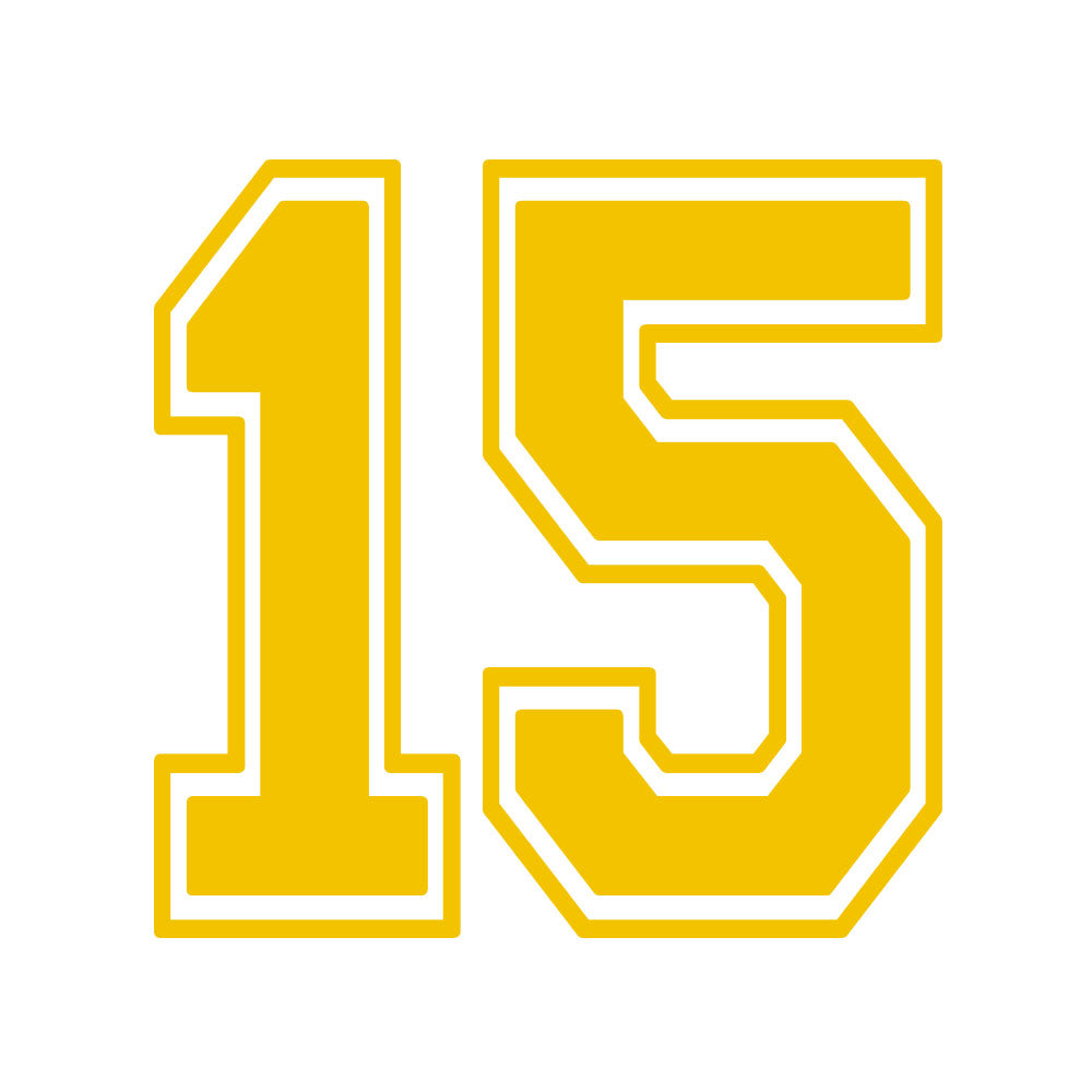 CUSTOM NUMBER MIRA MESA - YELLOW