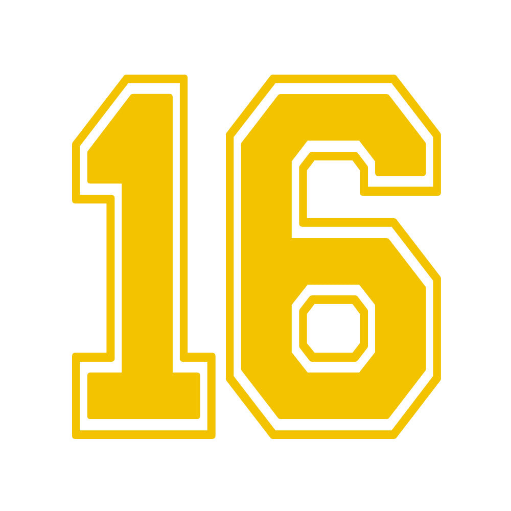 CUSTOM NUMBER MIRA MESA - YELLOW