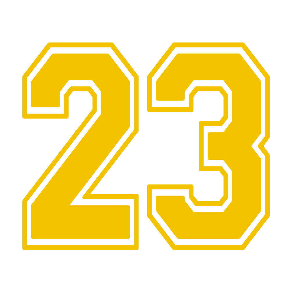 CUSTOM NUMBER MIRA MESA - YELLOW