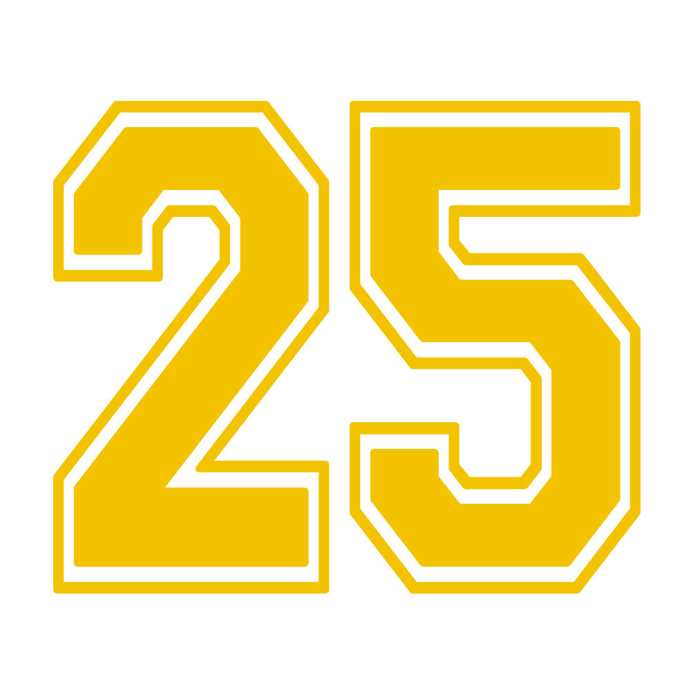 CUSTOM NUMBER MIRA MESA - YELLOW