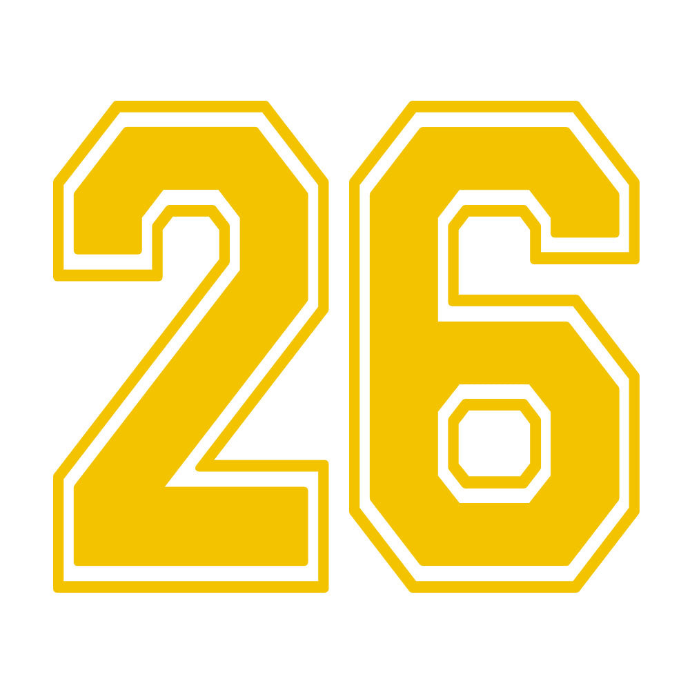 CUSTOM NUMBER MIRA MESA - YELLOW