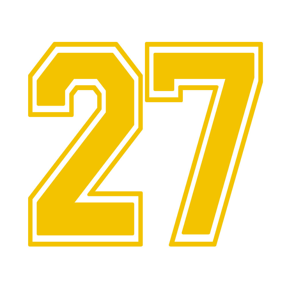 CUSTOM NUMBER MIRA MESA - YELLOW