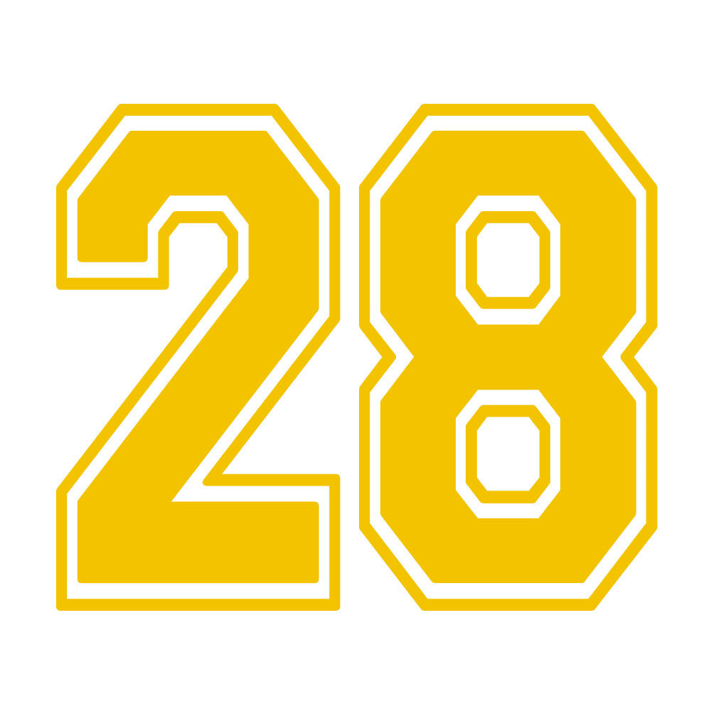 CUSTOM NUMBER MIRA MESA - YELLOW