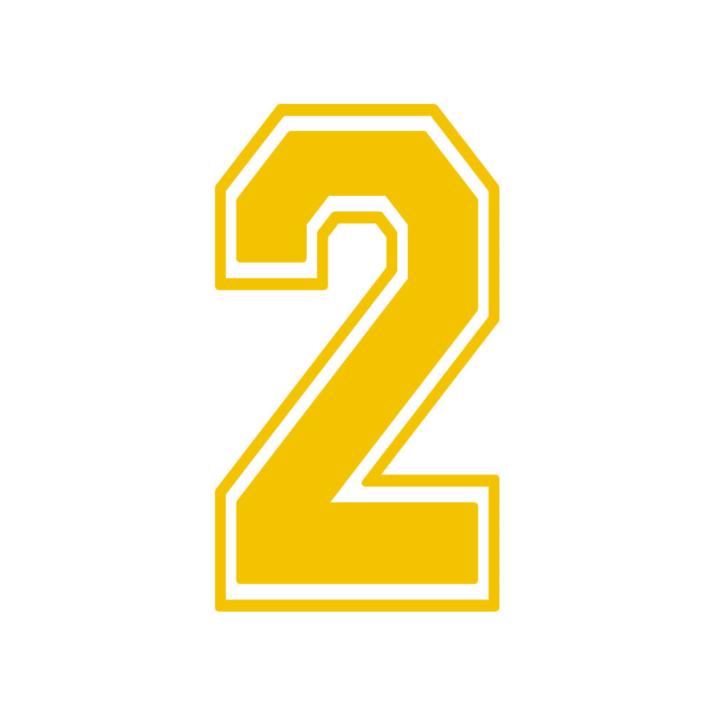 CUSTOM NUMBER MIRA MESA - YELLOW