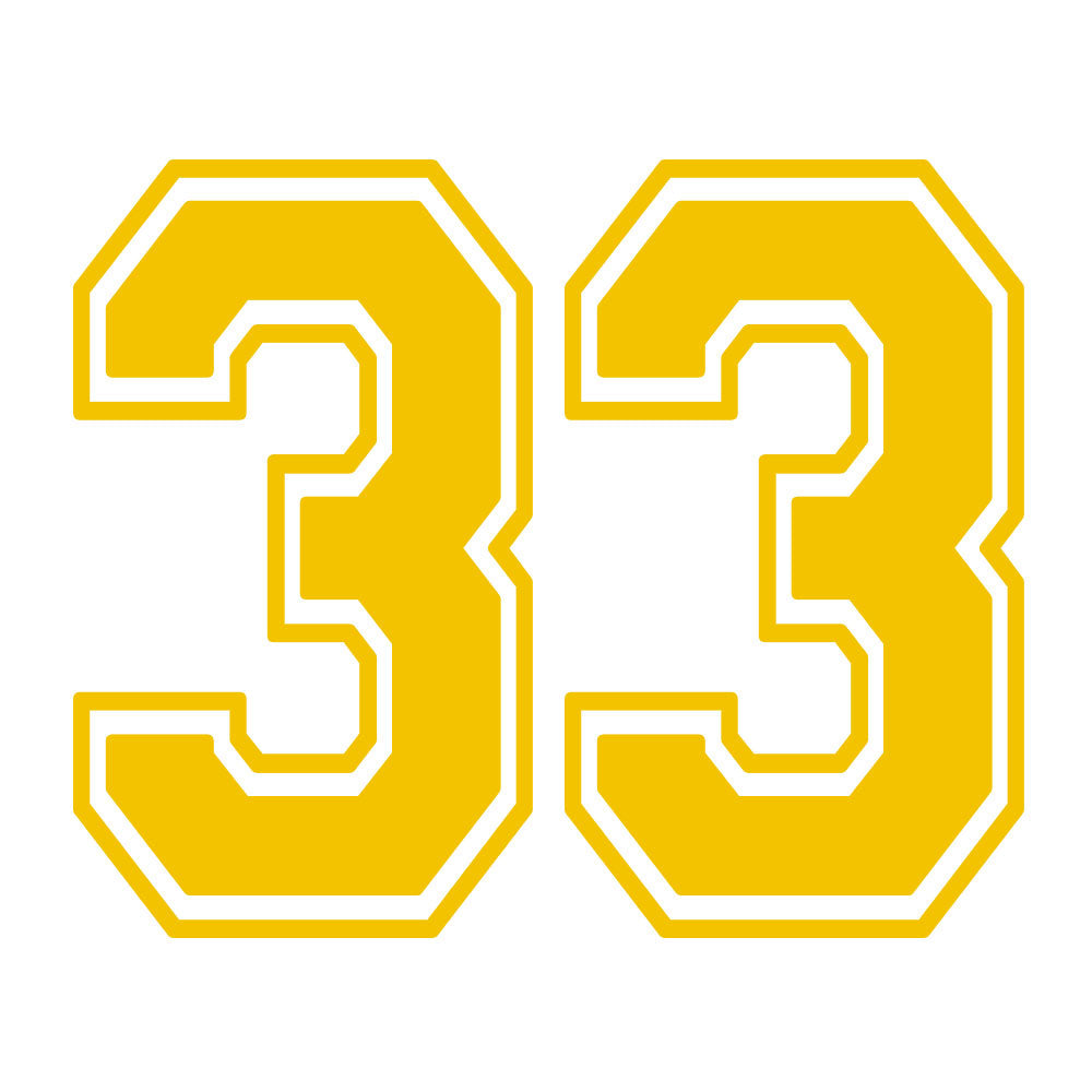 CUSTOM NUMBER MIRA MESA - YELLOW