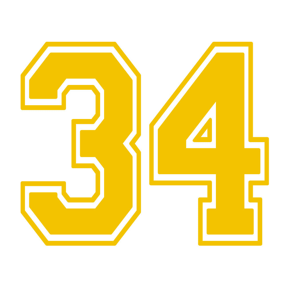 CUSTOM NUMBER MIRA MESA - YELLOW