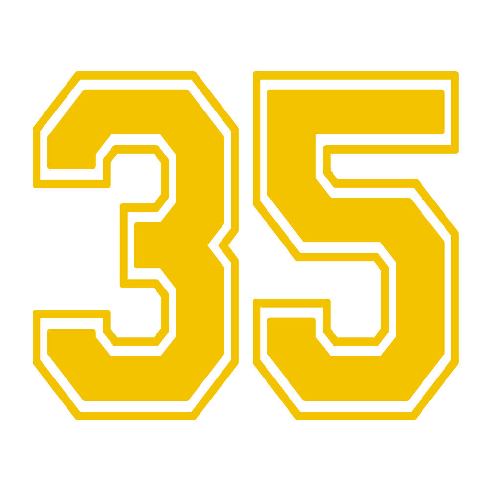 CUSTOM NUMBER MIRA MESA - YELLOW