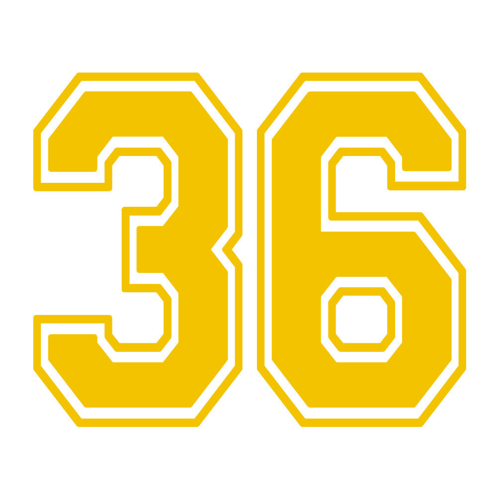 CUSTOM NUMBER MIRA MESA - YELLOW